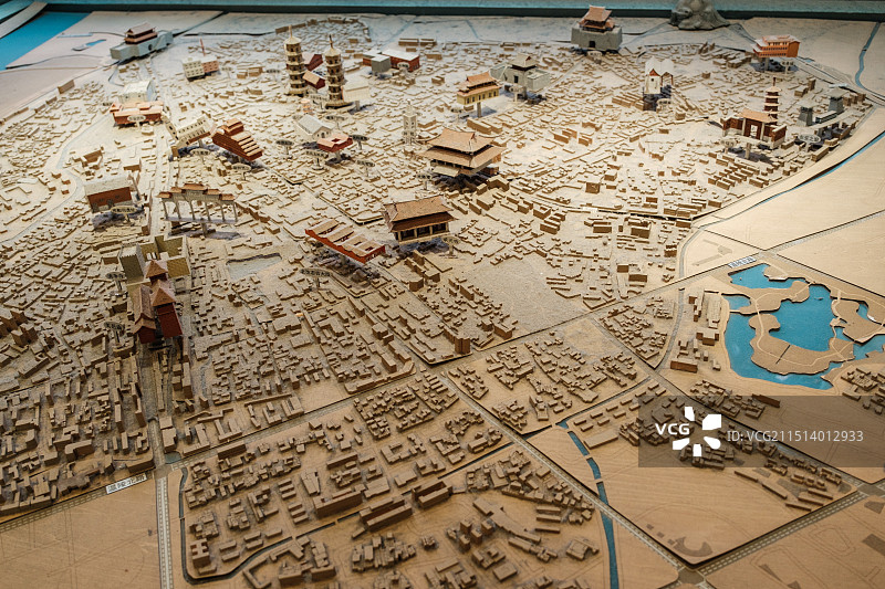 泉州古城模型——世界文化遗产分布图片素材