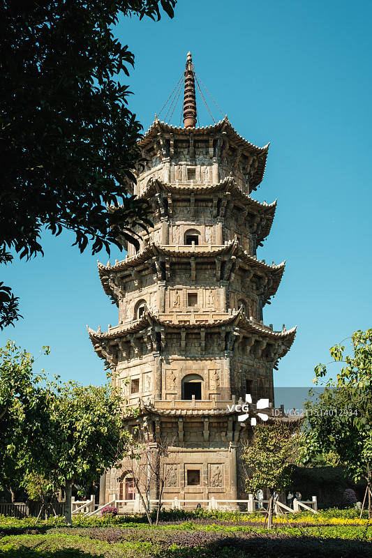 泉州开元寺东西塔|黑神话悟空取景地图片素材