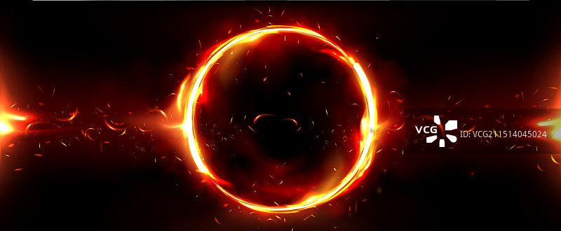 火焰光环背景图片素材