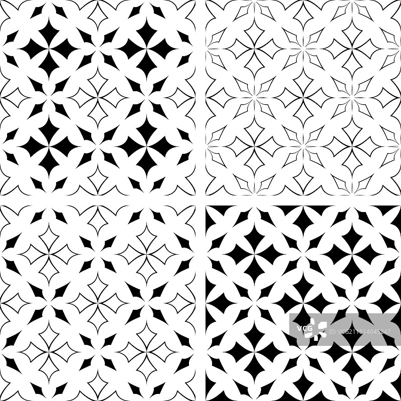 无缝图案设置图片素材