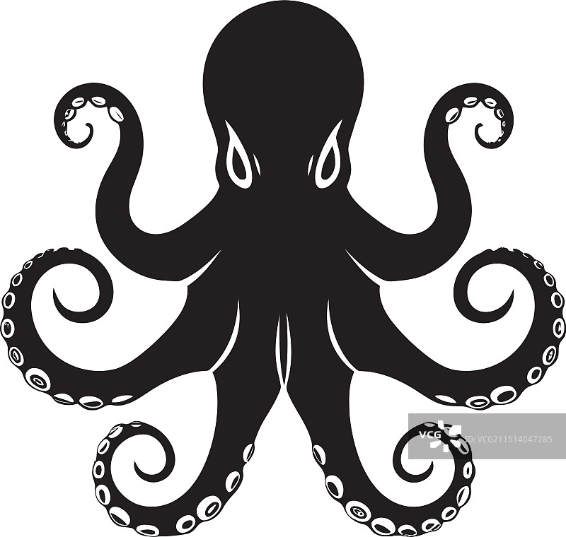 海洋奥德赛黑色标志设计图片素材