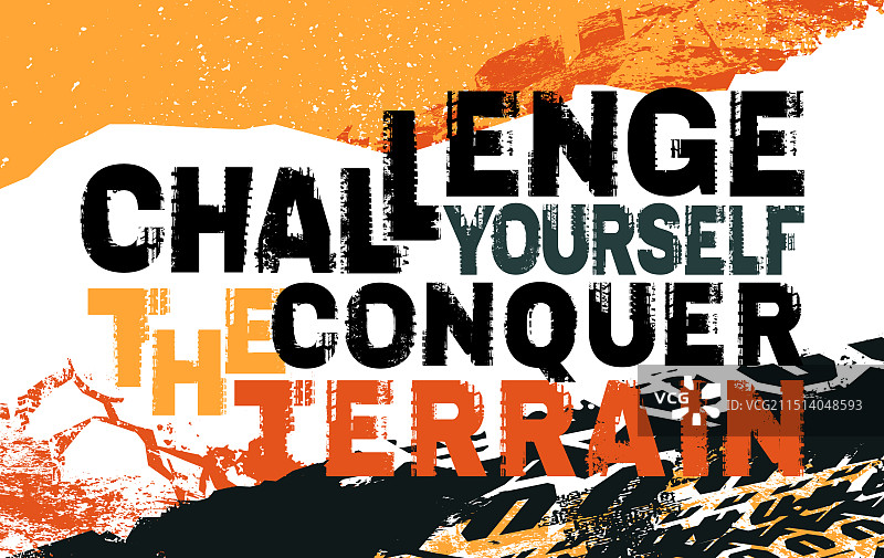 挑战自我，征服越野地形图片素材