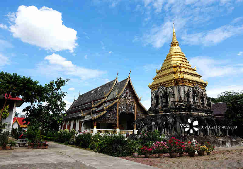 泰国清迈清曼寺图片素材