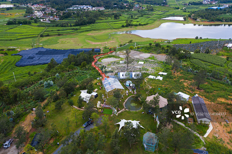 楚雄南华县蘑菇小屋图片素材