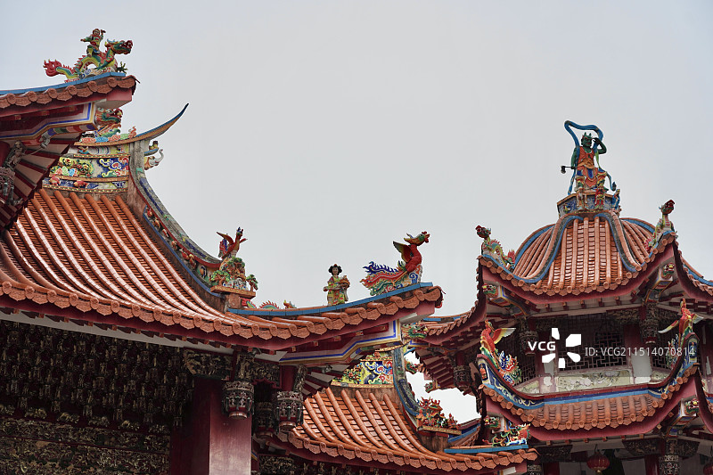 厦门闽南朝天宫屋檐图片素材