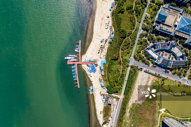 启东碧海银沙图片素材