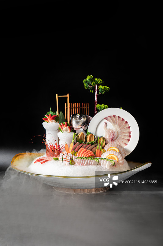 纵横四海 刺身拼盘图片素材
