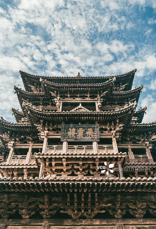 山西运城飞云楼图片素材