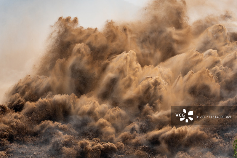 黄河小浪底水利枢纽图片素材