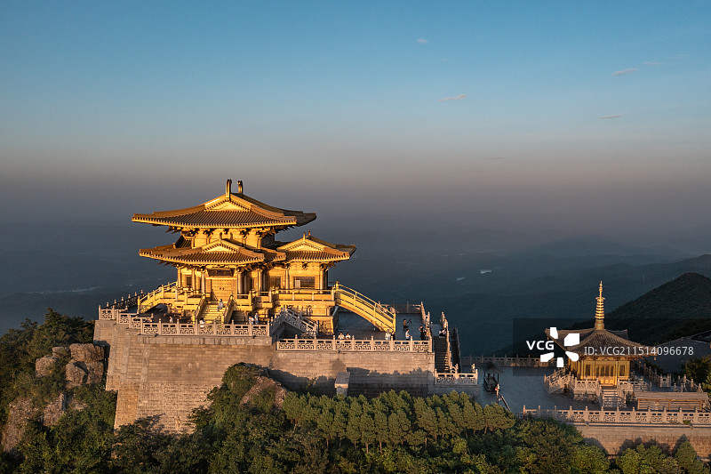 大洪山金顶图片素材