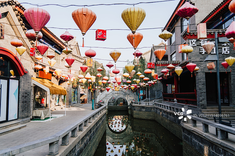 甘肃兰州老街图片素材