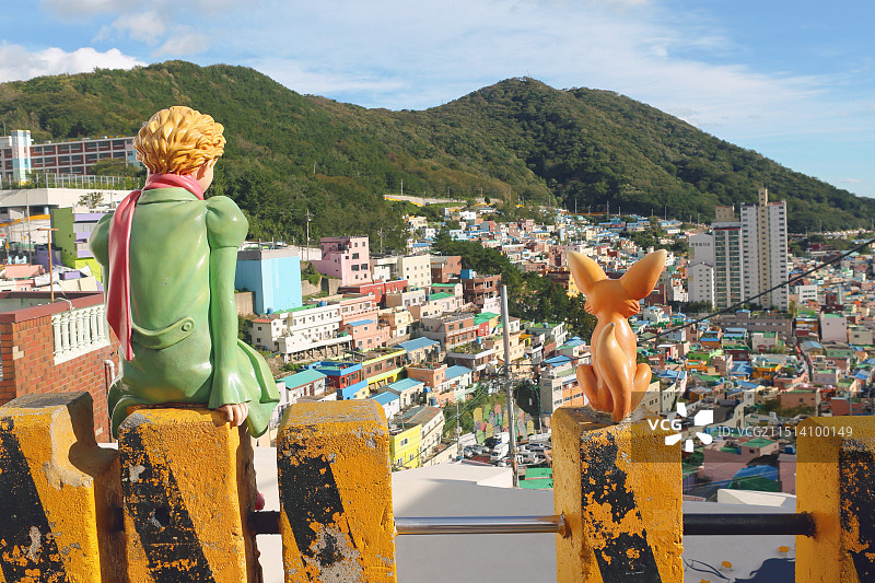 甘山文化村的小王子图片素材