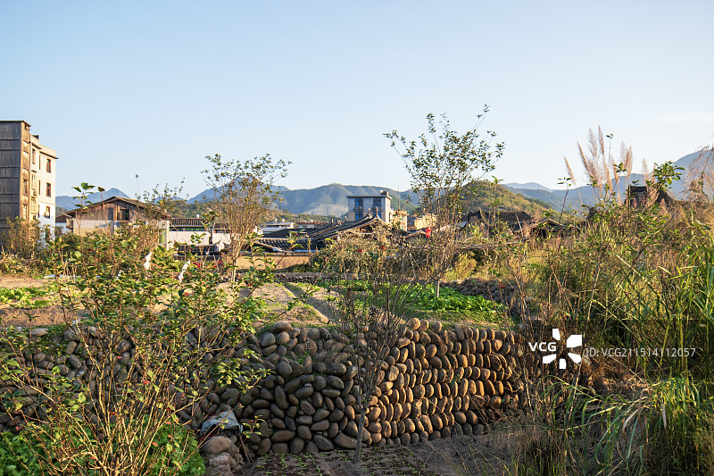 中国历史文化名镇福建省福州市永泰县嵩口古镇图片素材