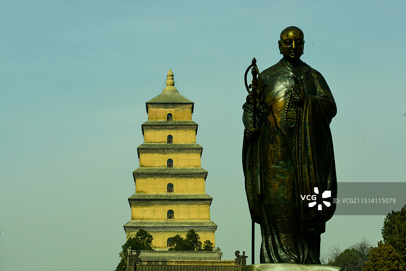 西安大雁塔图片素材
