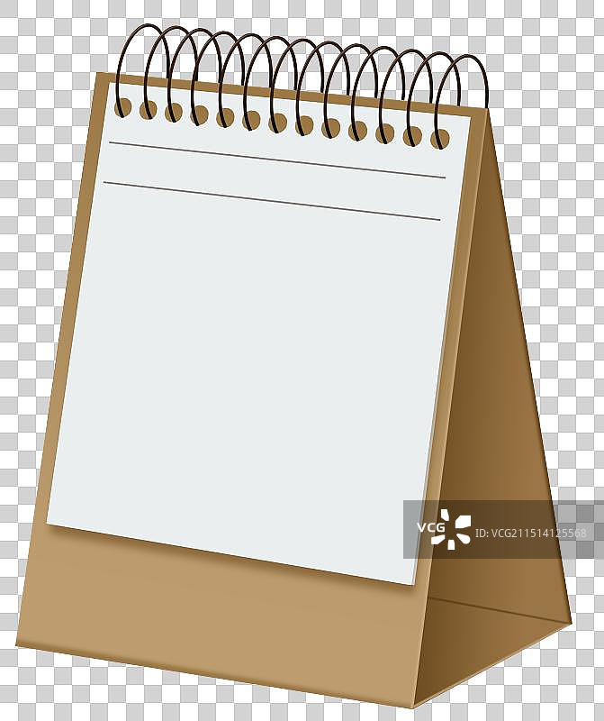 新年新春春节过年记录时间台历日历记事本纸张元素素材插画图片素材