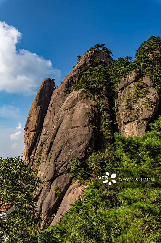 九华山天台老鹰峰图片素材