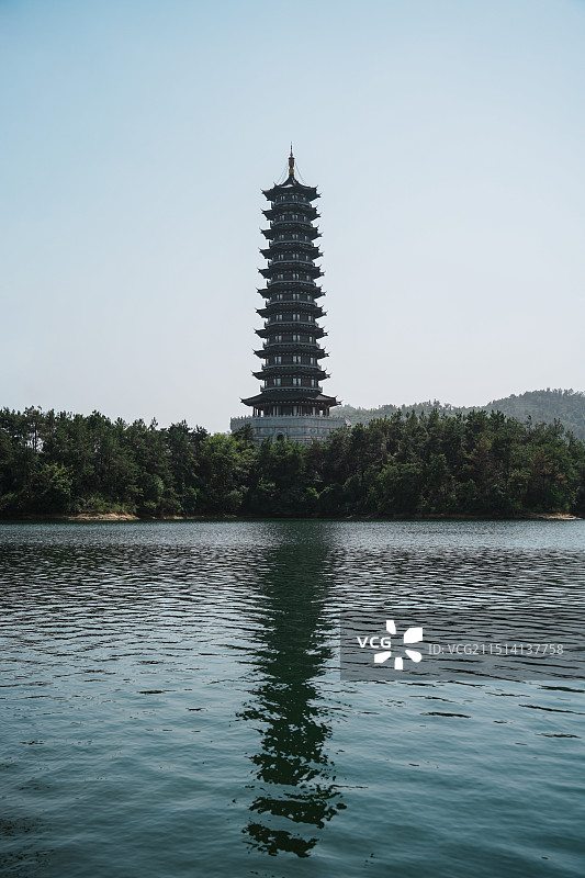 道观河-万佛宝塔图片素材