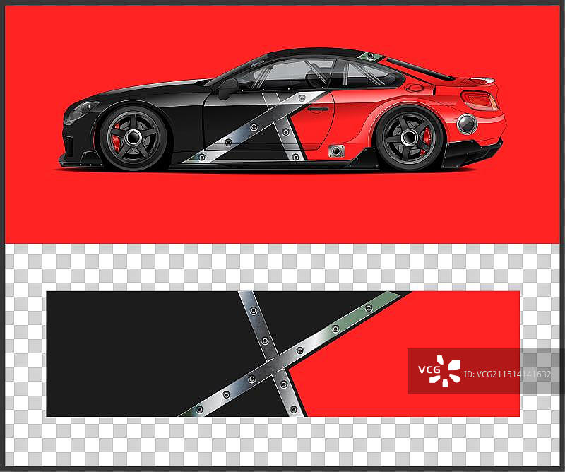 赛车贴膜条纹拉力赛车图片素材