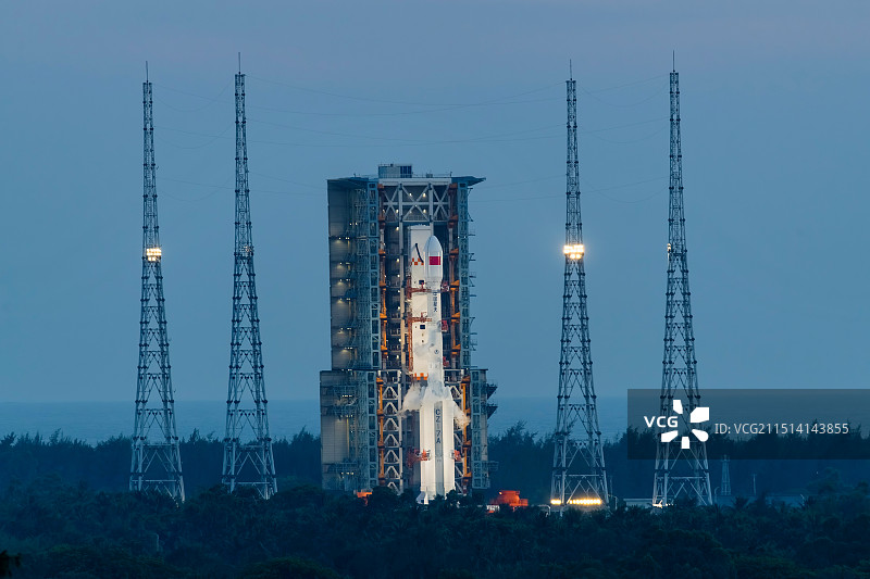 长征7A遥9运载火箭图片素材