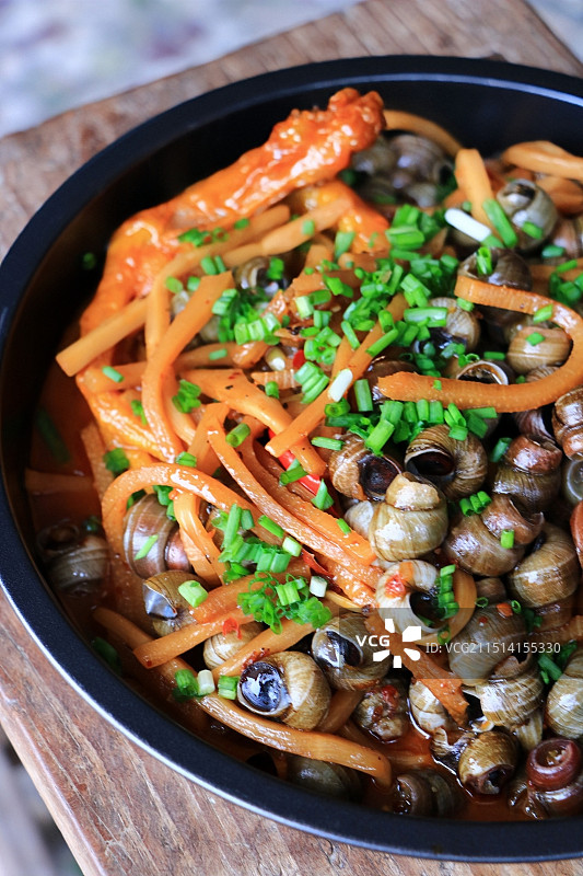 炒田螺图片素材