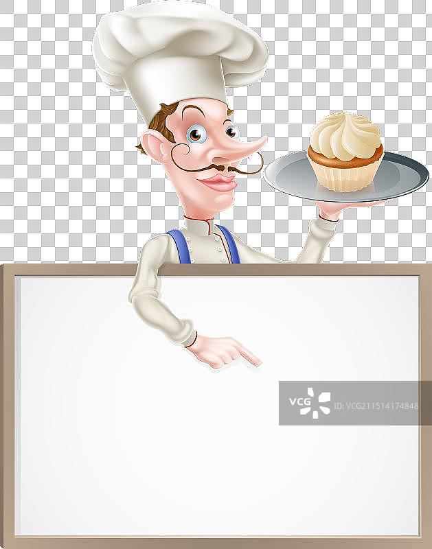 面包师厨师标志图片素材