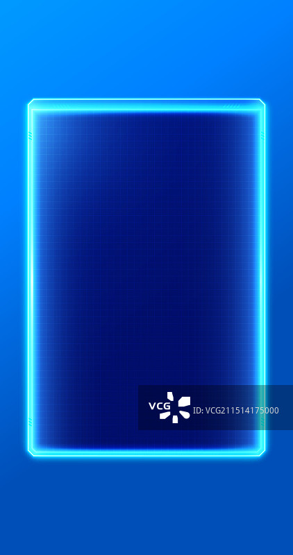 科技边框显示屏图片素材