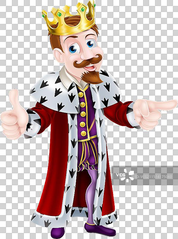 卡通国王绘画图片素材