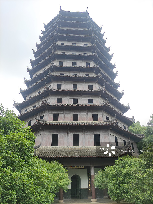 浙江杭州六和塔图片素材