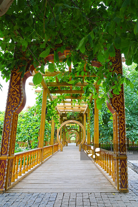 吐鲁番坎儿井民俗园图片素材