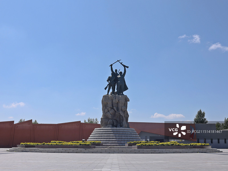 呼伦贝尔世界反法西斯战争海拉尔纪念园图片素材