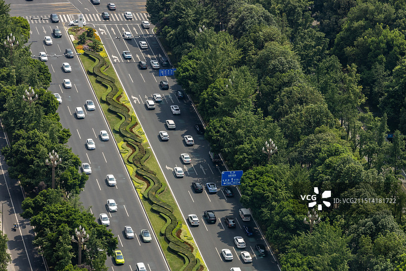 天府大道图片素材