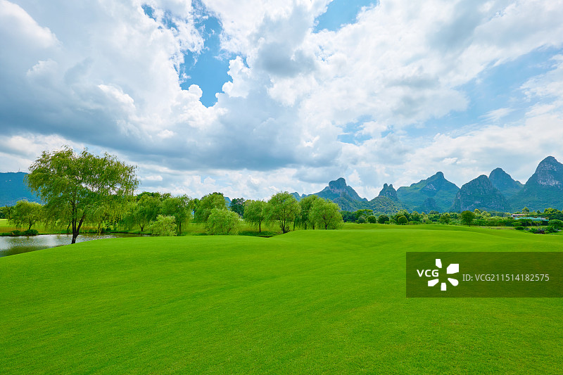 广西桂林桂海晴岚景区风光图片素材