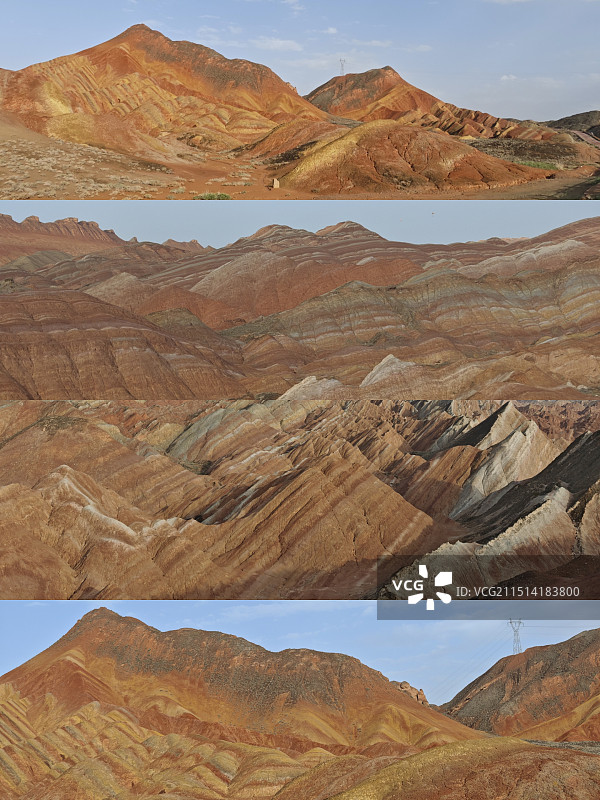 七彩丹霞图片素材