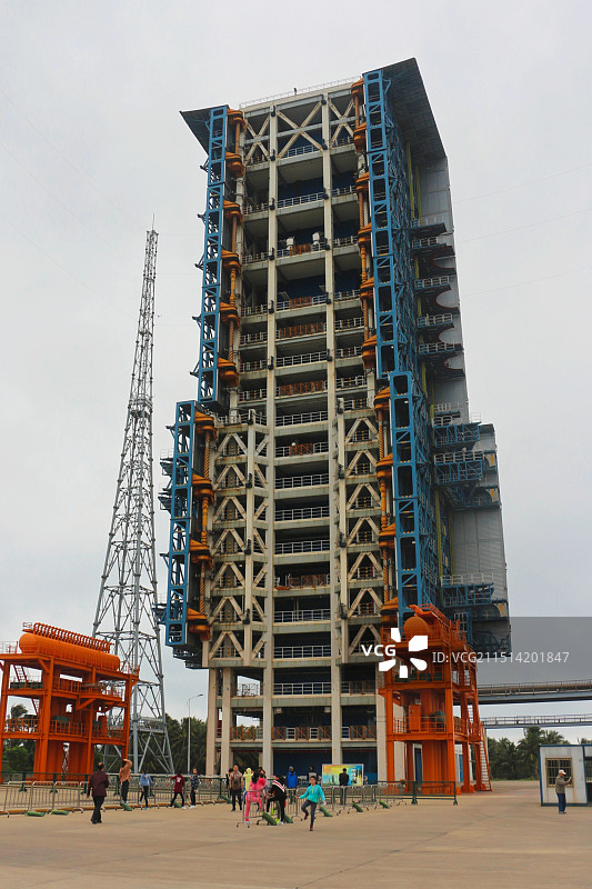 文昌航天发射中心发射塔架图片素材