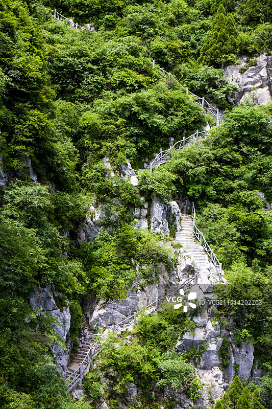 河南省焦作市“云台山青龙峡”风光图片素材