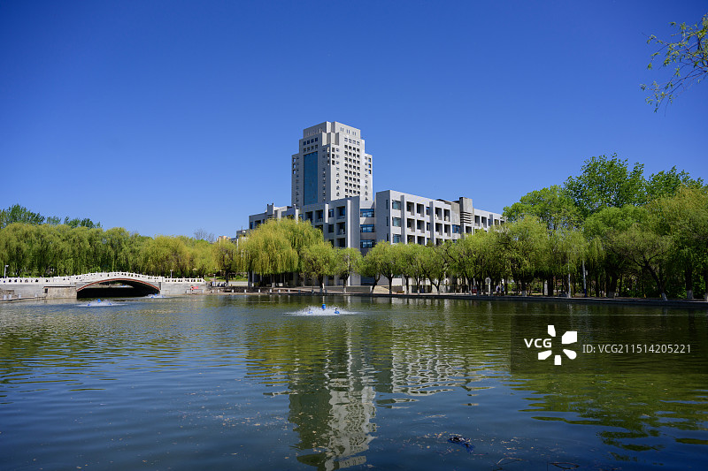 燕山大学的风景图片素材