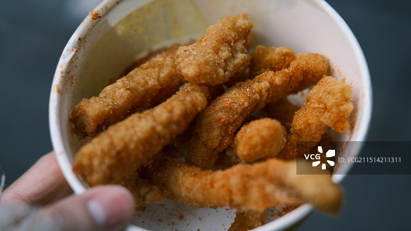 江南名小吃——萝卜丝饼、香酥鸡图片素材