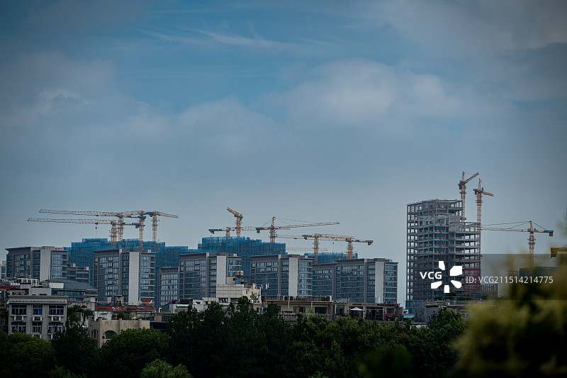 建设中的大楼图片素材