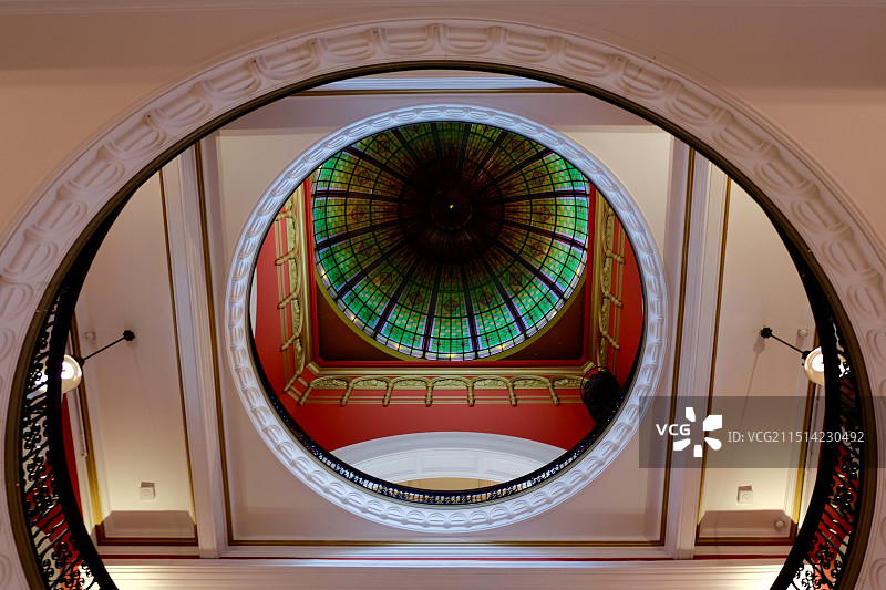 澳大利亚维多利亚式建筑的穹顶图片素材