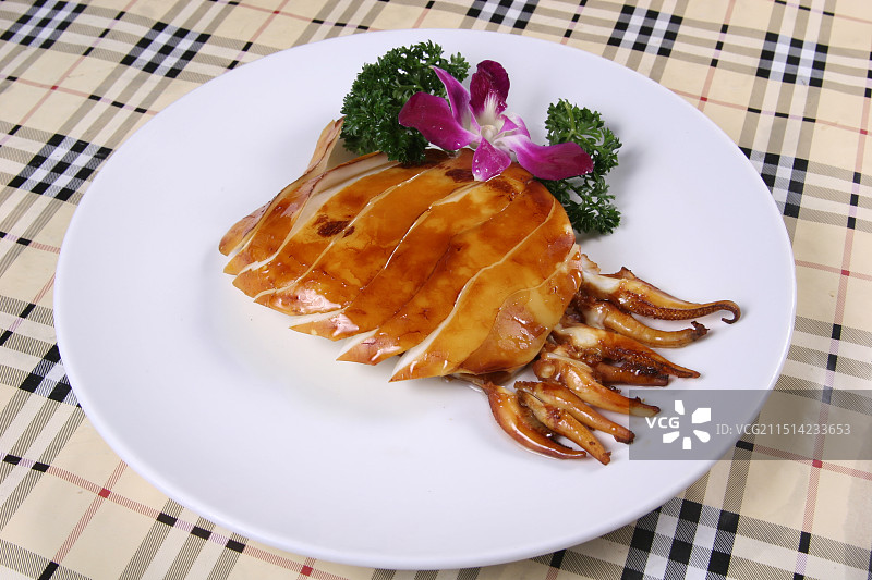 大烤鱿鱼图片素材