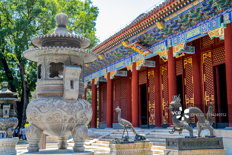 颐和园仁寿殿图片素材