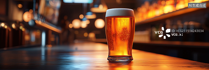 【AI数字艺术】夜色中的啤酒时光 欢乐 海报图片素材