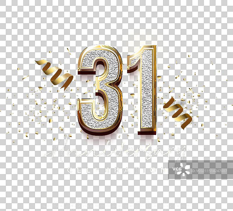 优雅的31周年纪念图片素材