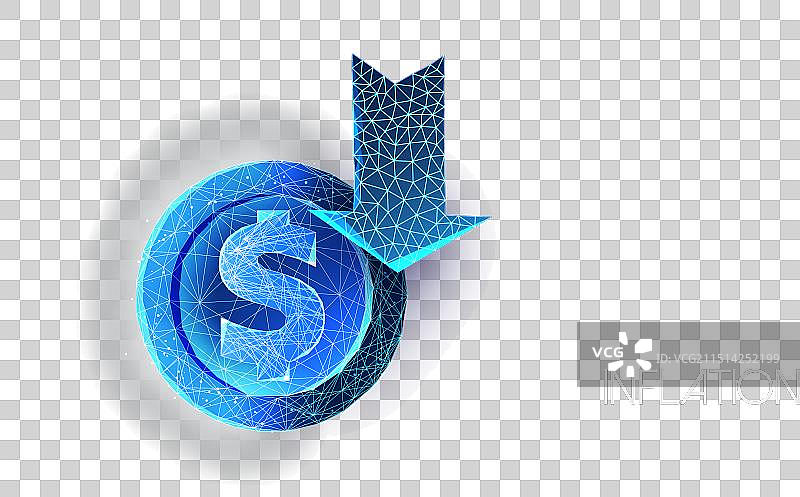 通货膨胀经济衰退金融危机图片素材