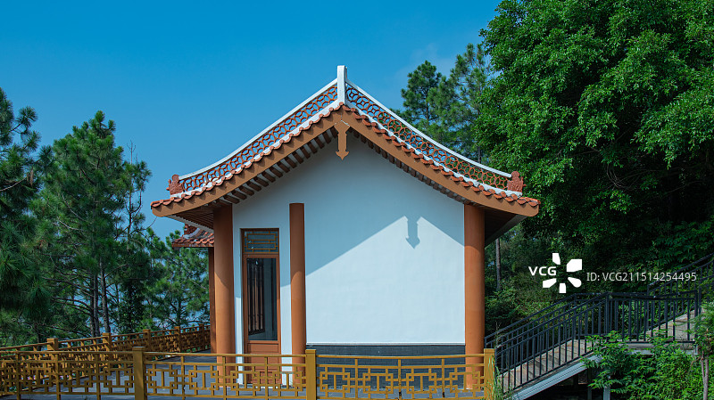 莆田仙游万寿塔庙宇山上寺庙图片素材