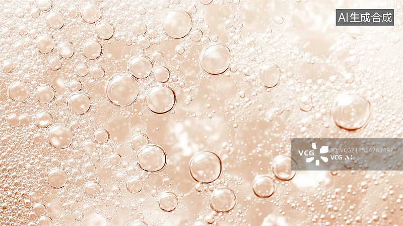 【AI数字艺术】美妆米色质地卸妆水泡沫质地化妆品背景图片素材