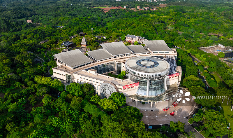 航拍广西民族博物馆图片素材