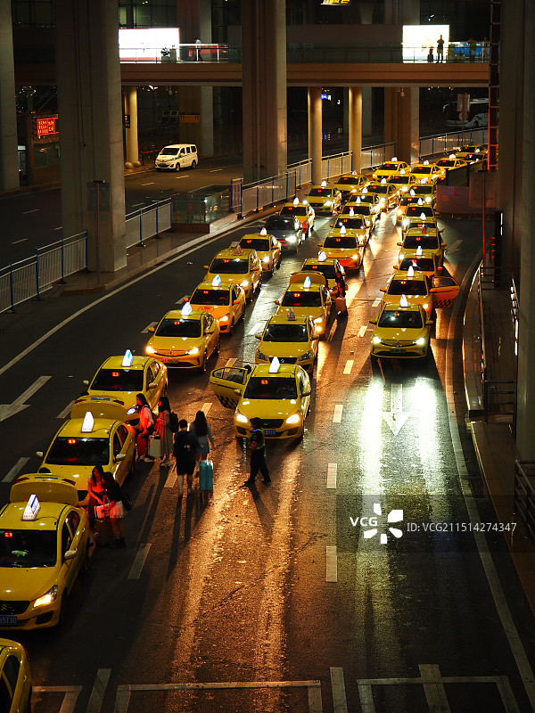 重庆出租车图片素材