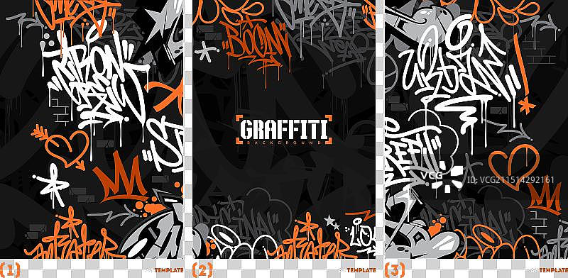 黑暗抽象的街头嘻哈涂鸦图片素材
