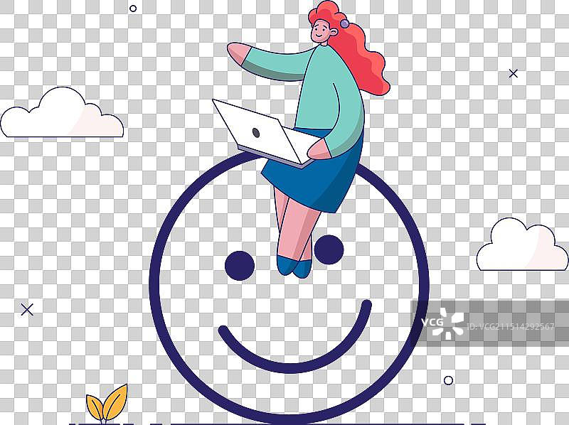 工作幸福感概念：工作满意度与激情图片素材